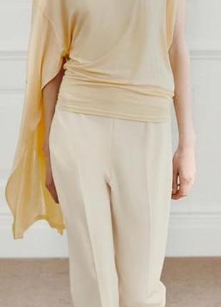 Брюки укорочені з високою посадкою zw collection from zara нові в упаковці з бірками