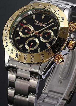 Часы мужские jaragar luxury reloj hombre black