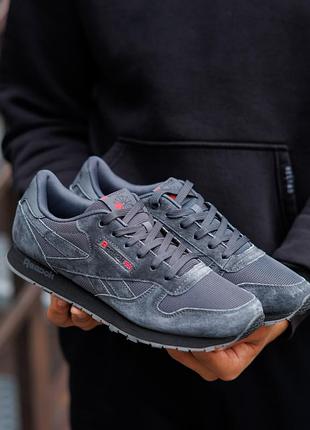 Reebok classic leather light grey 2