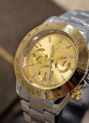 Стильные наручные часы jaragar luxury reloj hombre gold