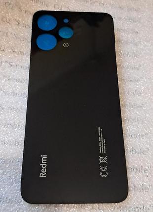Задня кришка для xiaomi redmi 12 4g чорна (midnight black) h/c