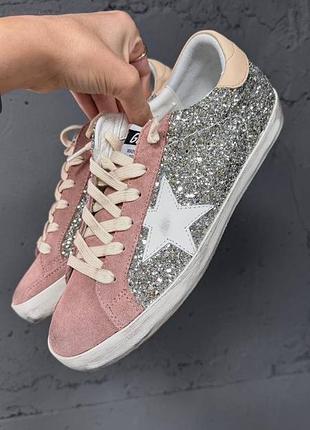 Жіночі кеди з зіркою golden goose deluxe brand ggdb голден гус  шкіра 36–41   в наявності