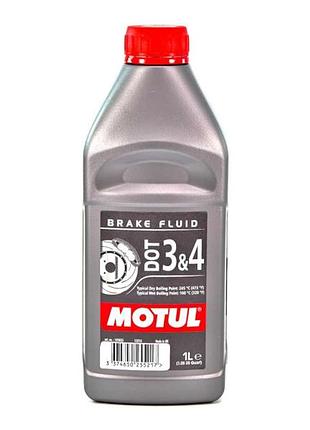 Жидкость тормозная motul dot 3/4 1l, 807901