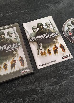 Диск company of heroes game of the year (pc)