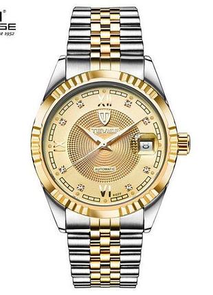 Стильные часы tevise 629-003 gold