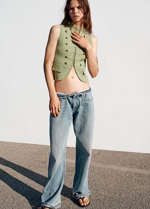 Жилетка з застібками zara