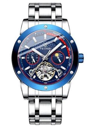 Стильные часы tevise t866 blue