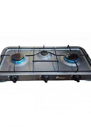 Газовая плита таганок настольная domotec ms-6603 3 конфорки(7696)