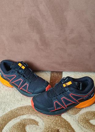 Кросівки salomon speedcross cswp j. 34 розмір, з мембраною, для бігу, піших прогулянок та лісових стежках
