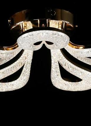 Led-люстра с димером l1656/5 led (gd)