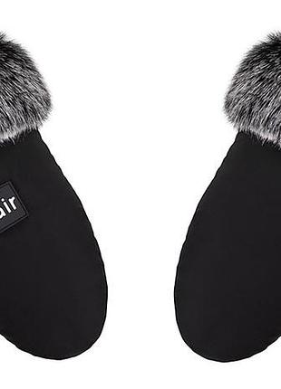 Рукавиці bair northmuff pn-01 black чорний
