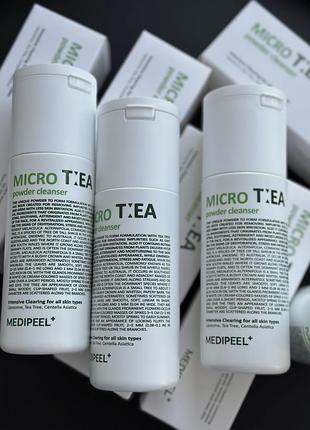 Ензимна пудра medipeel micro tea powder cleanser, 70г