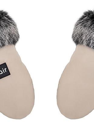 Рукавиці bair northmuff pn-03 beige бежевий