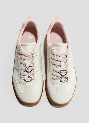 Кроссовки кеды с принтом paris hello kitty sanrio h&amp;m 36