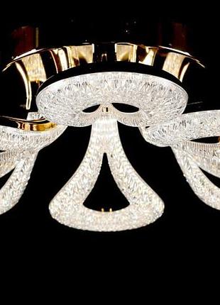 Led-люстра с димером l1656/6 led (gd)