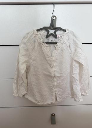Сорочка блуза муслінова zara 98 p