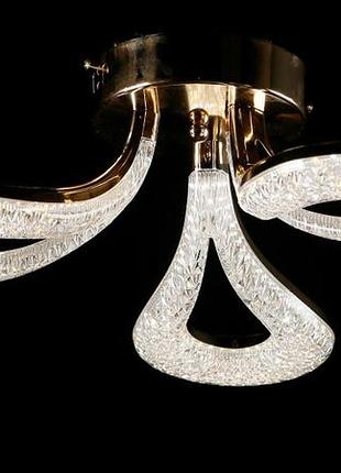 Led-люстра с димером l1656/3 led (gd)