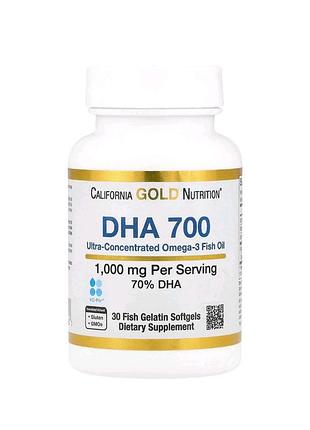 Омега 3 california gold nutrition dha 700 1000 мг рыбий жир omega3 здоровье сердца мозга