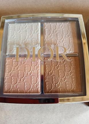 Палетка хайлайтерів для сяяння обличчя dior backstage
