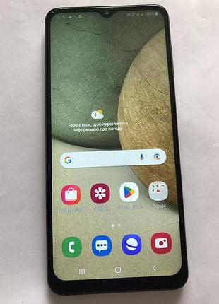 Смартфон samsung galaxy a12 a125f black 4/64, 2021 екран з тріщинами