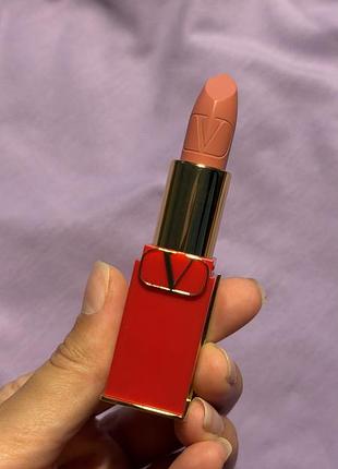 Сатинова губна помада valentino rosso valentino satin lipstick 101a hot beige, 3,4 г