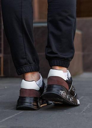 Premiata lander black white brown 6