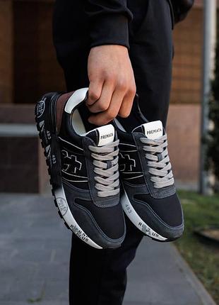 Premiata lander black white brown 7
