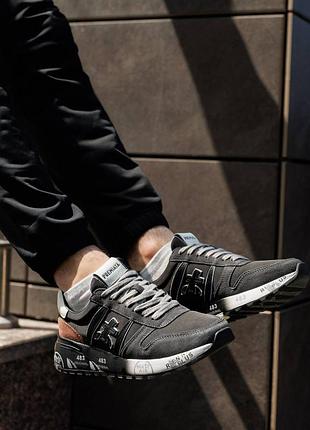 Premiata lander black white brown 2