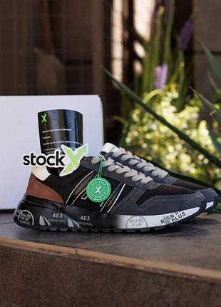 Premiata lander black white brown 8