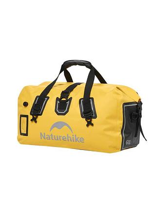 Водонепроникна дорожня сумка naturehike cnk2450xb015, 60 л, жовта