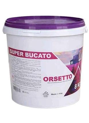 Пральний порошок 8кг super bucato універсальний (відро) тм orsetto