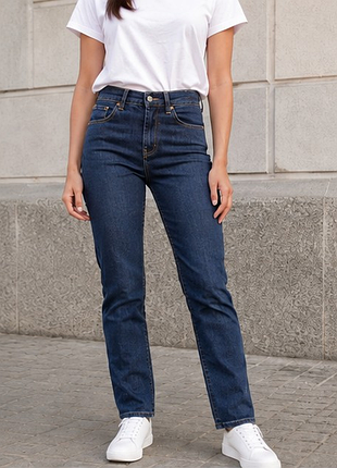 Жіночі джинси h&m slim leg темно-сині s-m w31–32
