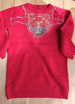 Трикотажное платье от kenzo 3-5р.