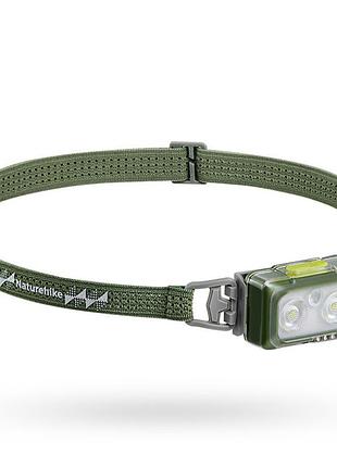 Фонарь налобный naturehike cnk2550zm011, зеленый