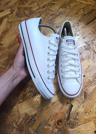Оригінальні демісезонні шкіряні кеди кєди converse