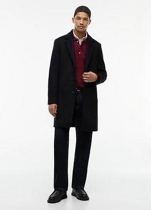 Шерстяне чоловіче пальто tommy hilfiger