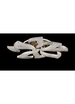 Led-люстра з димером і підсвіткою lz/8 led (gd)
