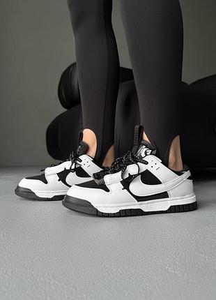 Кросівки жіночі nike air dunk jumbo remastered black/white