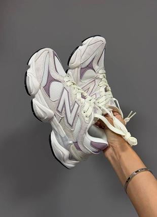 Женские кроссовки new balance 9060 light lavender