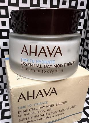 Зволожуючий крем для нормальної та сухої шкіри ahava time to hydrate 50 мл (ізраїль)