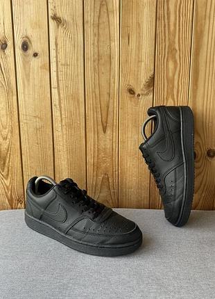 Чорні чоловічі кросівки кеди взуття nike