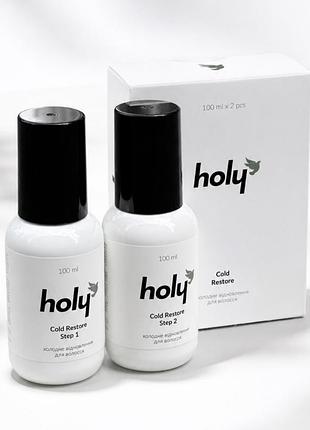Набор холодное восстановление для волос - holy cold restore, 100+100ml