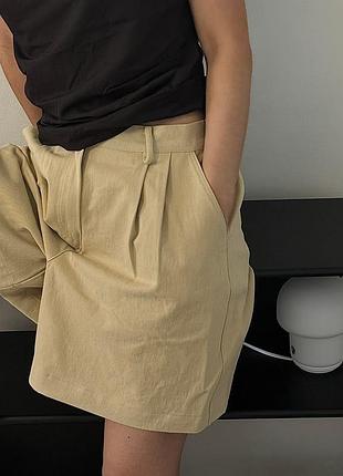 Шорты s/m бежевые primark