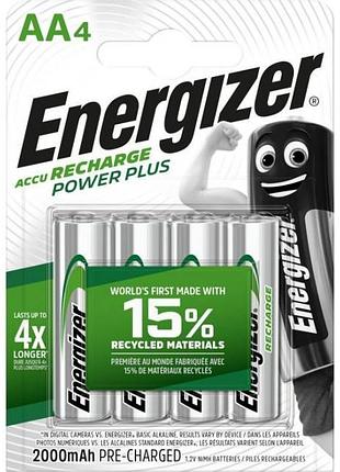 Акумулятори energizer recharge power plus aa/hr6 lsd ni-mh 2000 mah bl 4 шт.