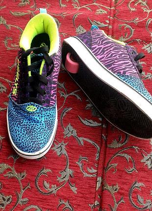 Роликовые кроссовки-кеды heelys pro 20 prints