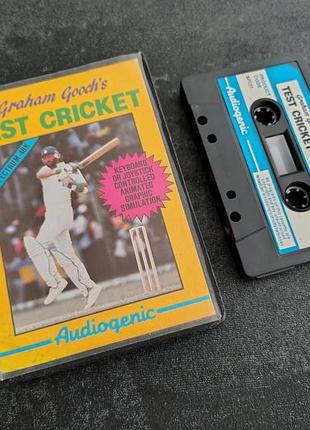 Кассета graham gooch`s test cricket (zx spectrum)