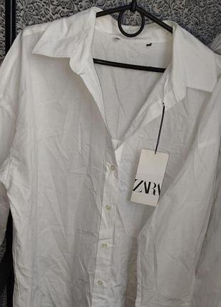 Білі рубашки zara