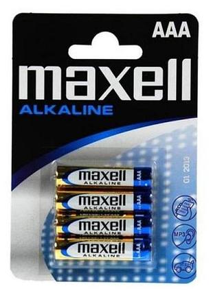 Батарейка maxell r-03 4pk shrink (gd) 4шт (m-774411.00.cn)