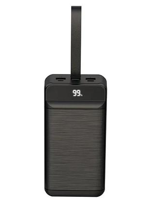 Павербанк xo pr157 40000 mah 20w pd+qc black быстрая зарядка