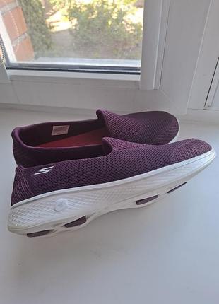 Текстильные мокасинв"skechers"  41евро